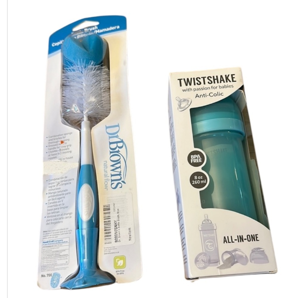 TWISTSHAKE anti colic and Dr.Brown’s bottle brush